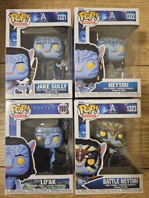 Avatar Funko Pop Bundle of Four like new