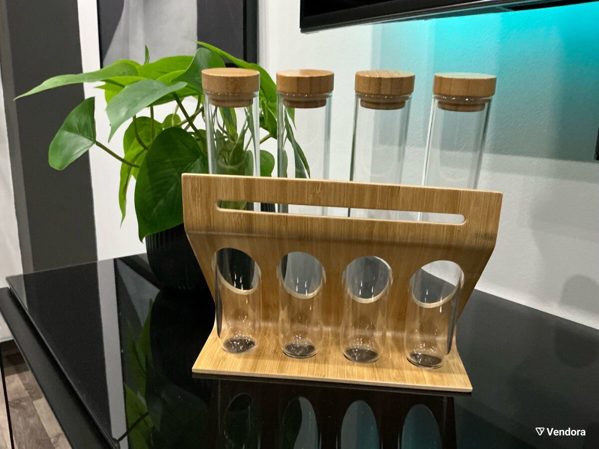 vorratsdose bambus Vorratsdose mit Bambusdeckel - 650 ml - Keramik