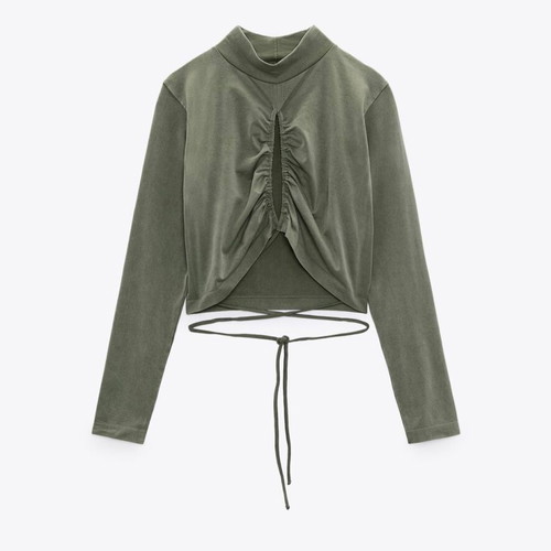 Zara top new, green, size S-M