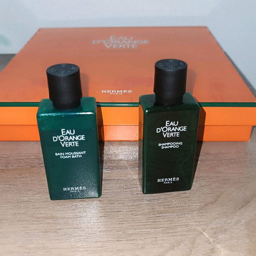 Hermes Eau d'orange Verte bath products like new