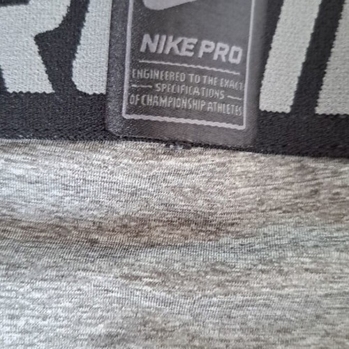 Nike Pro Cool HBR Compression Tights like new, kids, carbon heather black