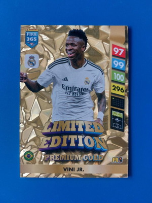 Κάρτα Panini Adrenalyn XL 2025 Vini Jr Real Madrid Premium Gold Limited Edition καινούργια