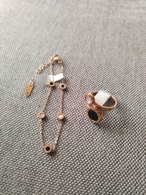 Bracelet and ring set new with tags