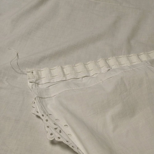 Handmade cutwork curtain like new 165x225