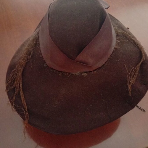 Vintage women's wool felt hat Lord & Taylor New York 1940s used