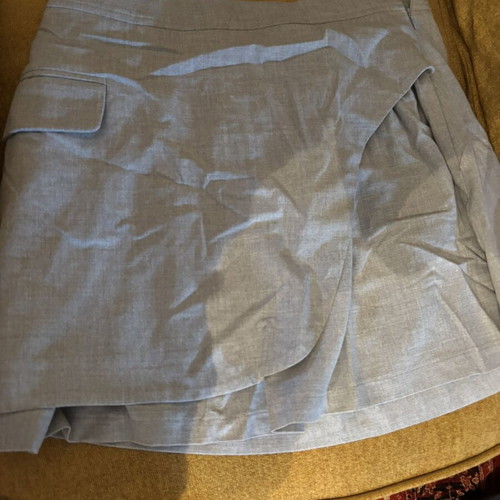 Gray office skirt like new, size L 40 12