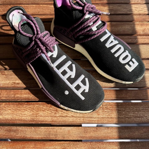 Adidas NMD Human Race Trail x Pharrell Equality 2018 like new, size 43.5