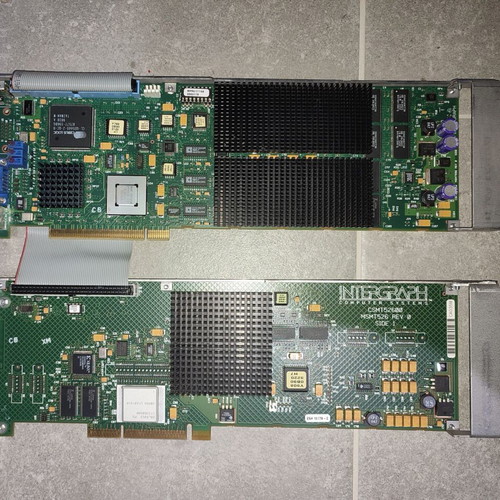 Intense 3D Wildcat 4000 graphics card used, professional CAD solution