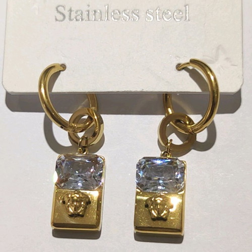 Steel earrings new, modern style stainless steel