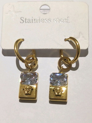 Steel earrings new, modern style stainless steel