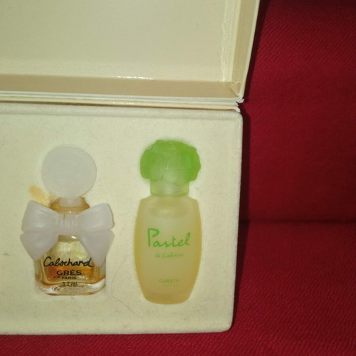 Parfums Grès Paris vintage complete set of 5 miniatures used