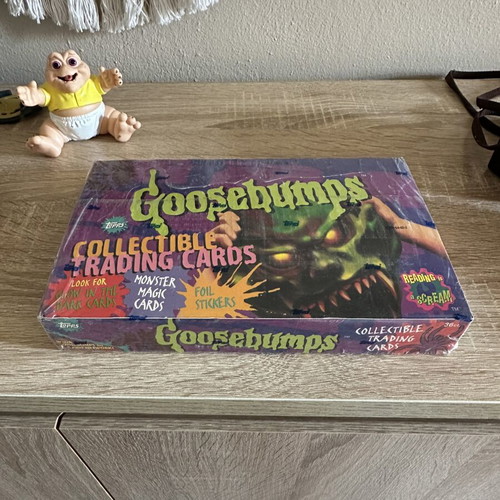 Goosebumps Topps sealed booster box with 36 packs