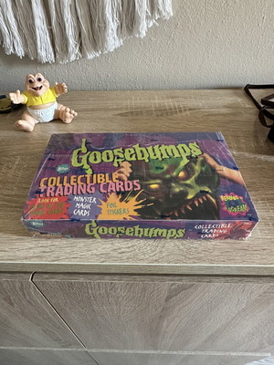 Goosebumps Topps sealed booster box with 36 packs