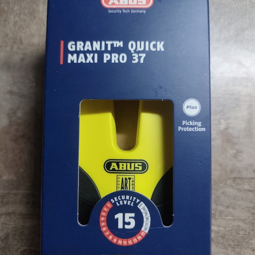 Abus Granit Quick Maxi Pro 37 Motorcycle Disc Lock new