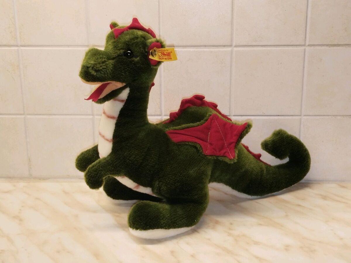 Steiff Rocky Dragon plush like new, 32 cm - € 55,00 - Vendora.cy
