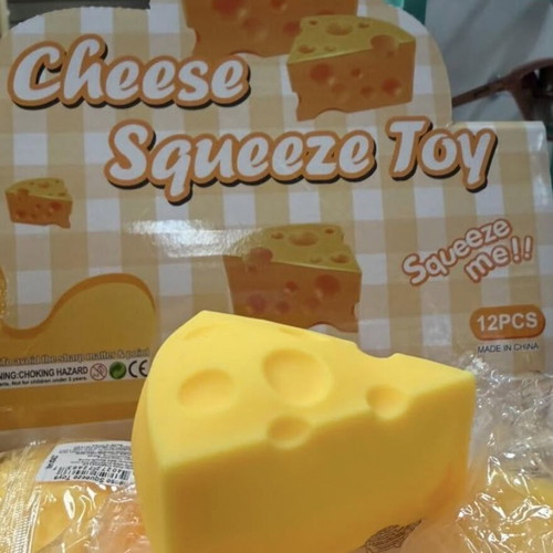 Cheese Squeeze Toy new, 1 piece