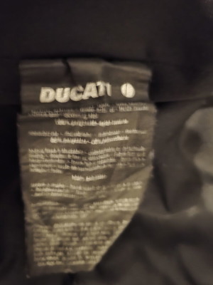Ducati motorcycle jacket, medium size