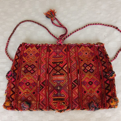Cretan Vourgia folk art textile like new, late 19th century