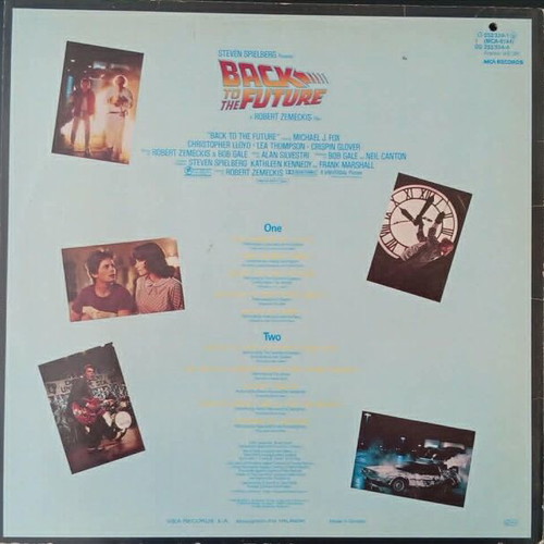 Back To The Future Music From The Motion Picture Soundtrack LP used