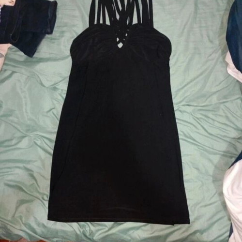 Elastic dress like new, black, one size