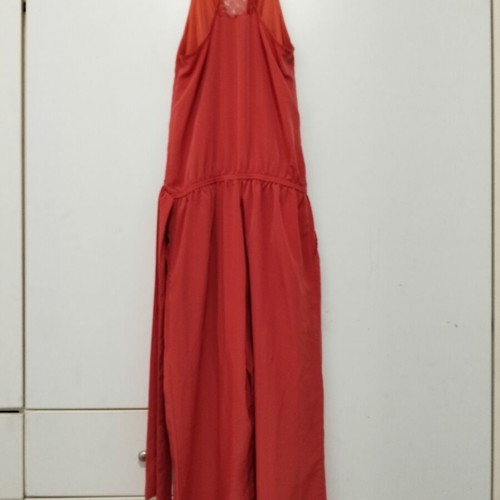 Stradivarius coral red jumpsuit size 36, unworn