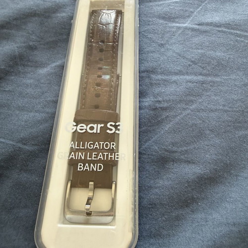 Samsung Gear S3 alligator grain leather band