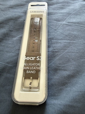 Samsung Gear S3 alligator grain leather band