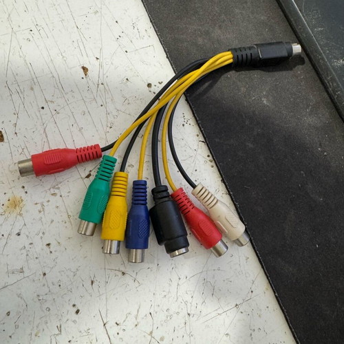9 pin VIVO cable to RCA and 4 Pin S-Video like new