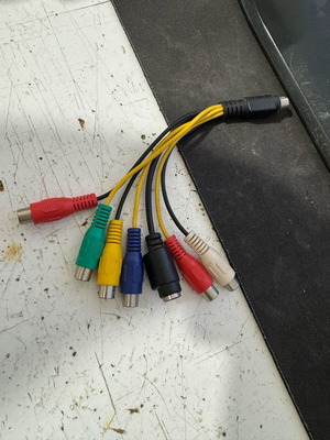 Καλώδιο 9 pin VIVO σε RCA και 4 Pin S-Video σαν καινούργιο