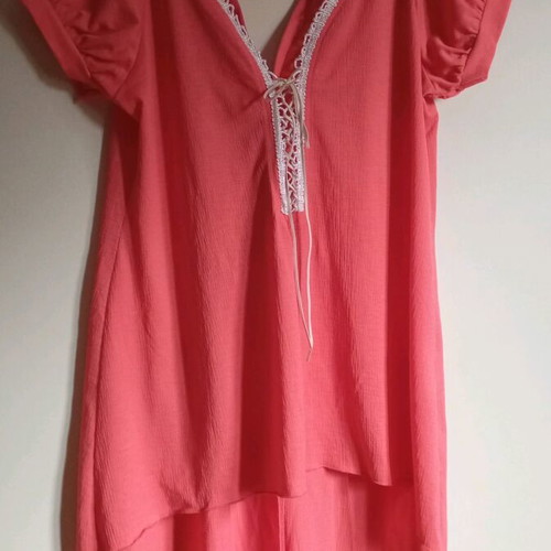 Exes tunic in coral color like new