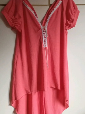 Exes tunic in coral color like new