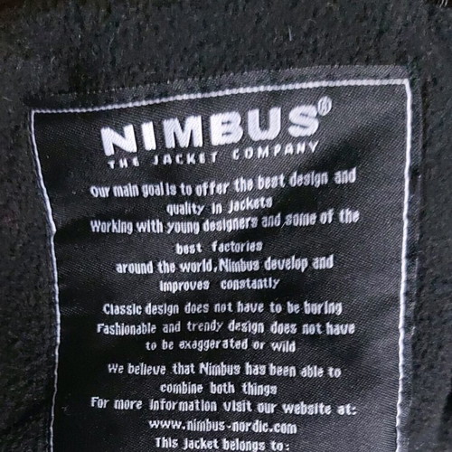 Ladies Nimbus all purpose parka jacket like new, black, size L-XL