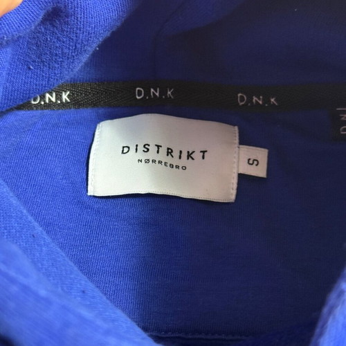 DISTRIKT NØRREBRO men's blue hoodie S new