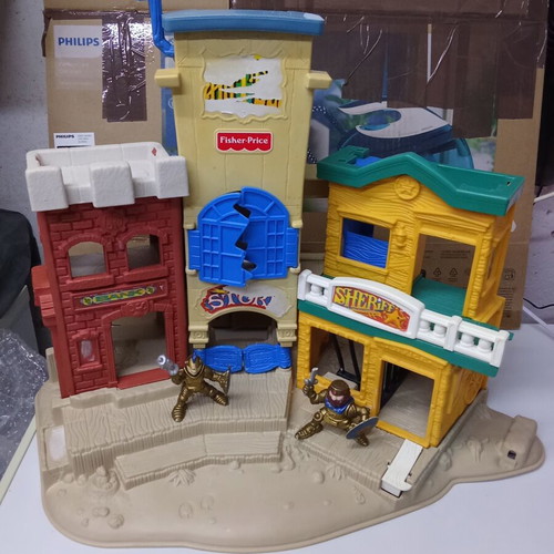 Fisher-Price Great Adventures Wild Western Town playset used