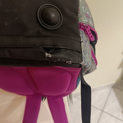 Polo Santoro school backpack with headphone port