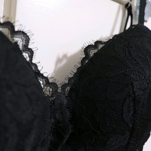 Oysho Black Lace Bra like new