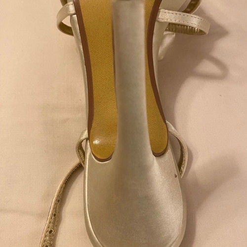 Maxstudio bridal platform heels size 37, new, beige-cream