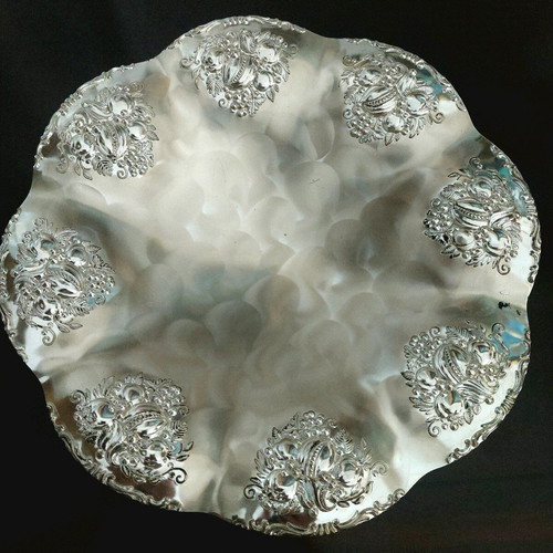 Quist Silver-Plated Tray 1960s in Like New Condition