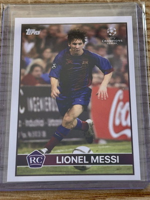 Lionel Messi Barcelona The Lost Rookie RC Topps 2020 card new