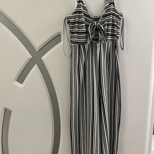 Pull & Bear striped jumpsuit like new XS sporty elegant