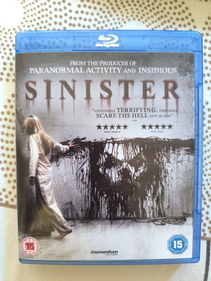 Sinister Blu-Ray σαν καινούργιο, είδος τρόμου, αγγλικοί υπότιτλοι