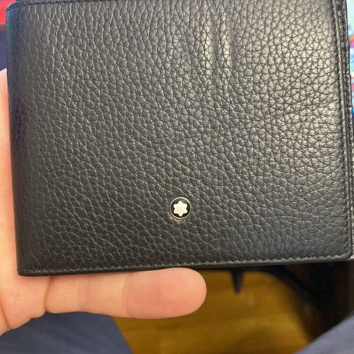 Mont Blanc wallet authentic like new, black