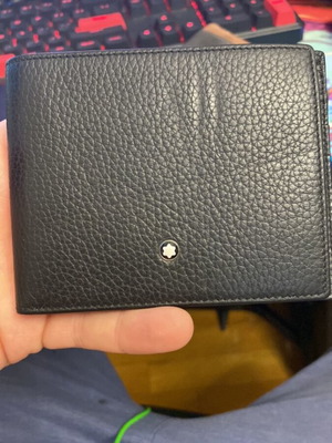 Mont Blanc wallet authentic like new, black