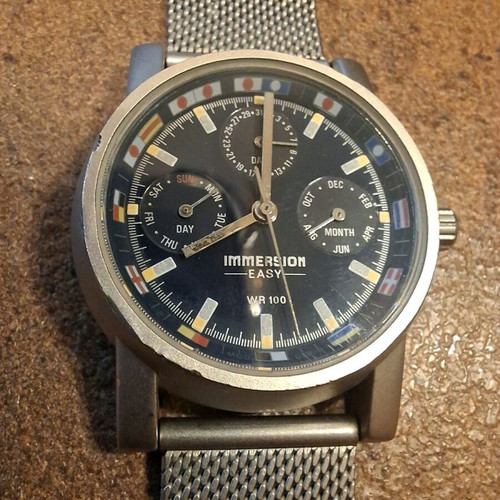Immersion Easy 4 watch used with quartz movement