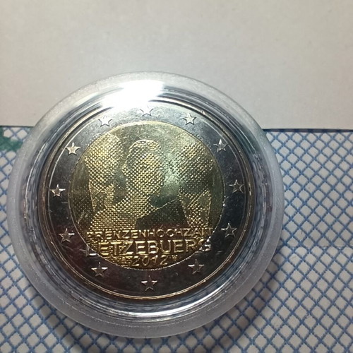 Luxembourg 2 Euro 2012 Royal Wedding Coin new in capsule