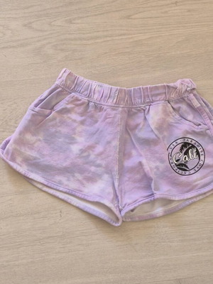 Purple shorts used for pole dancing, size S