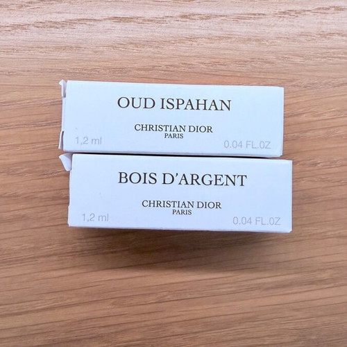 Dior Privée Oud Ispahan and Bois d’Argent tester set new