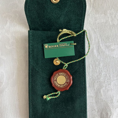 Rolex Original Watch Case with Serial Code and Tags like new