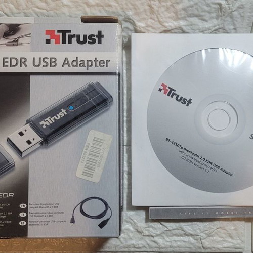 Trust Bluetooth 2.0 EDR USB Adapter used with extension cable