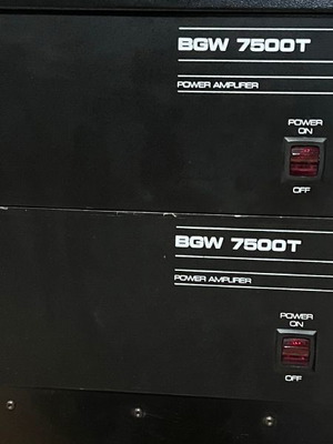 ΤΕΛΙΚΟΣ ΕΝΙΣΧΥΤΗΣ - BGW 7500T X 2 - (2 STEREO AMPS - 750W)